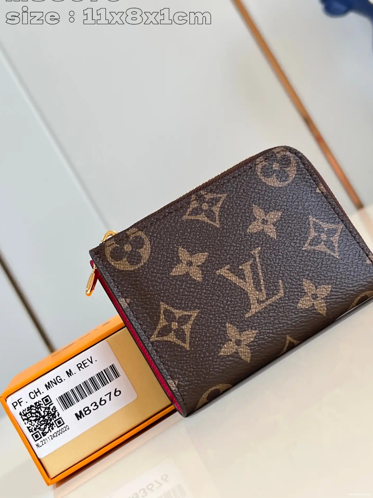 Aaa replica bags Compact Noa Louis Vuitton Wallet-11*8.5*1.5CM 0705
